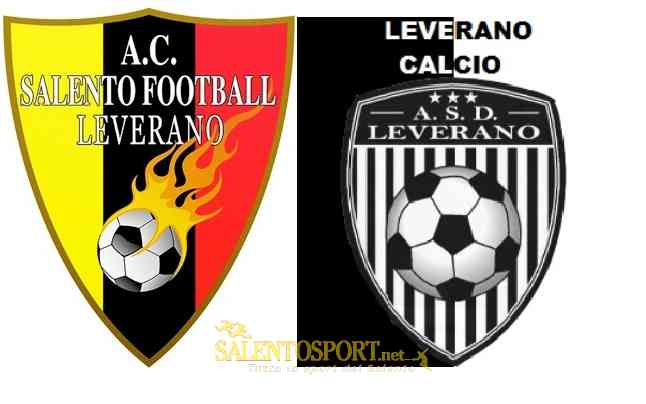 leverano vs salento football loghi derby