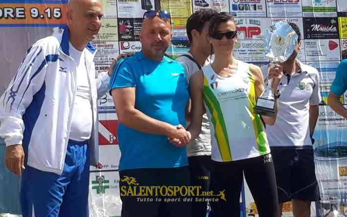 Trofeo puc salento melissano premiazione paola bernardo 17-05-15