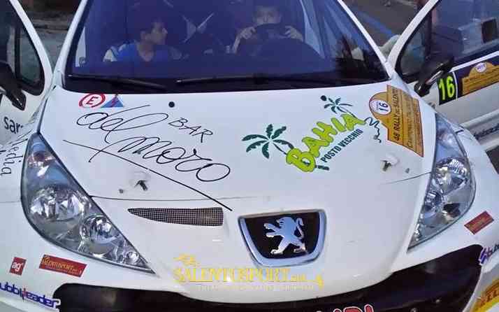 pepe rizzo peugeot 207 rally del salento 2015