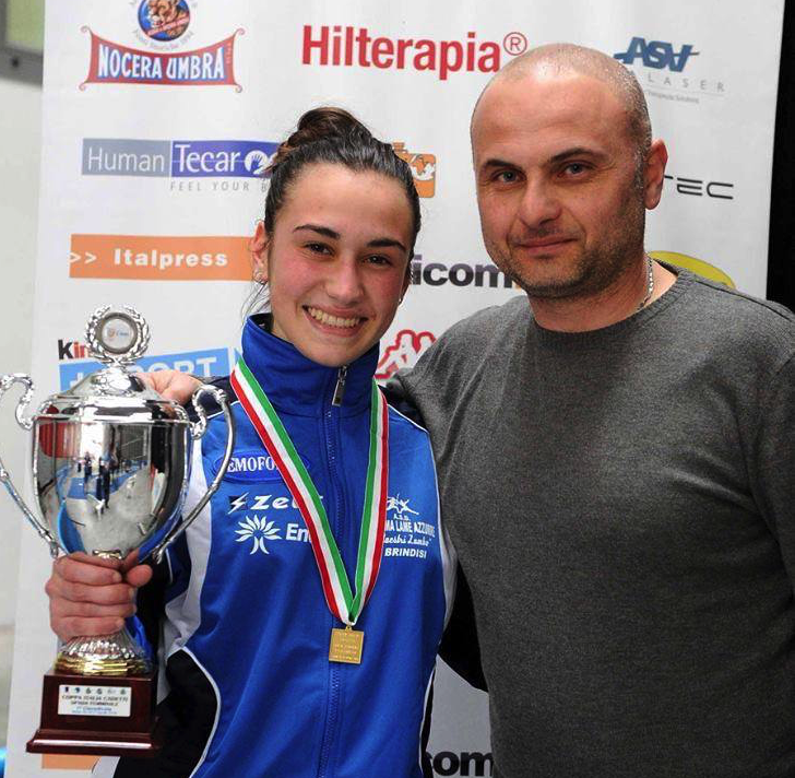Mariella Gigliola e il maestro Flavio Zumbo