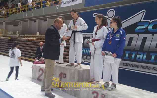 premiazione chiara mazzotta taekwondo