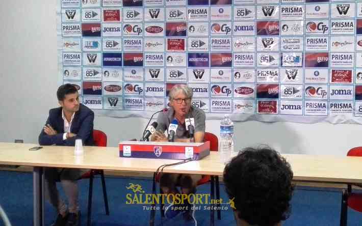 Aldo Papagni in conferenza (@Salento Sport)