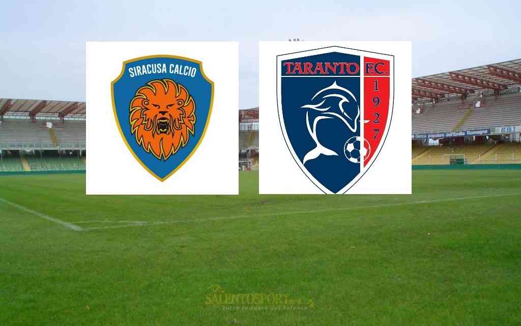 siracusa-taranto-live