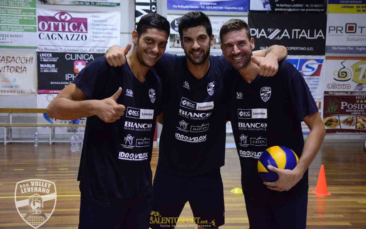 volley-leverano-Alessandro Orefice, Alexander Tusch e Marco Serra